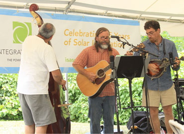 The band, Blind Rooster, playing as Integrated Solar Applications (ISA) celebrates 35 years of business!